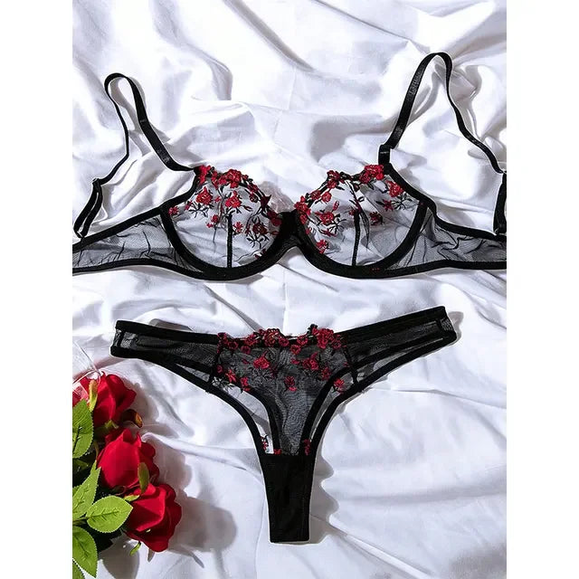 Sun-Kissed Seduction Two-Piece Lingerie Set βπ»