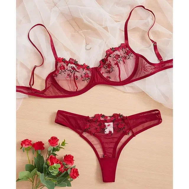 Sun-Kissed Seduction Two-Piece Lingerie Set βπ»