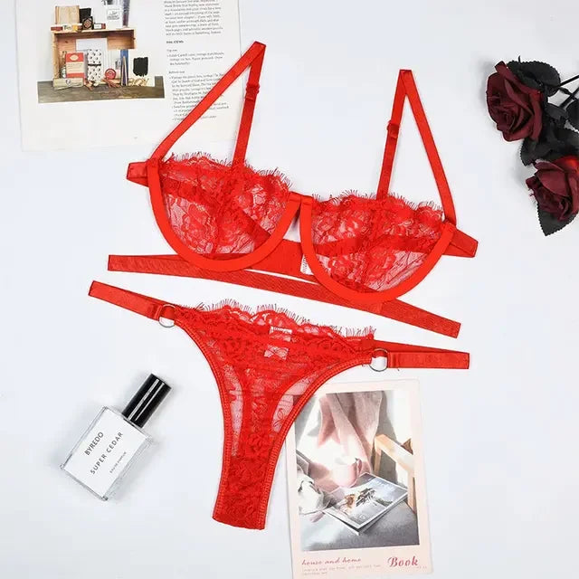 Sun-Kissed Seduction Two-Piece Lingerie Set βπ»