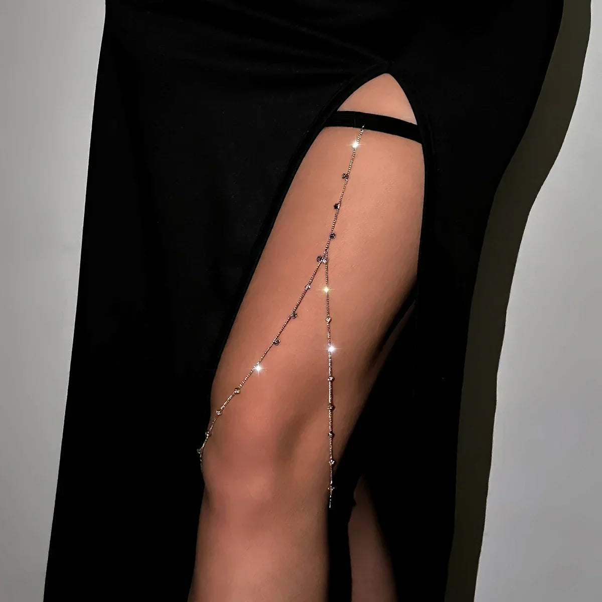 Sweet Temptations: A Romantic Rhinestone Thigh Charm