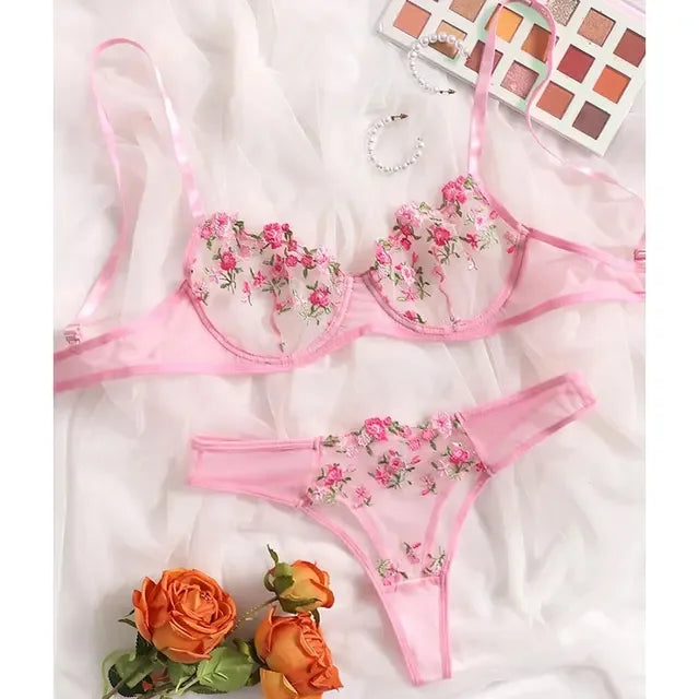 Sun-Kissed Seduction Two-Piece Lingerie Set βπ»