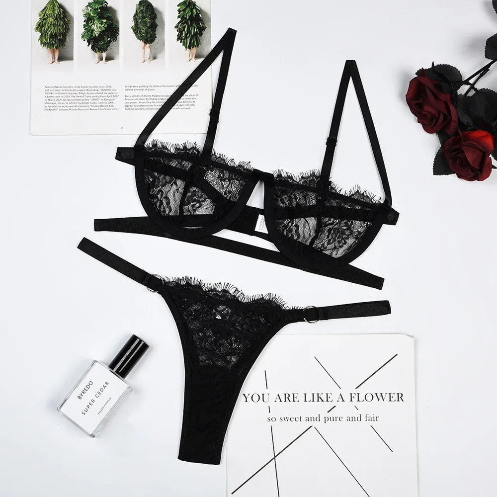 Enchanted Charm: Fairy Embroidery Push-Up Set