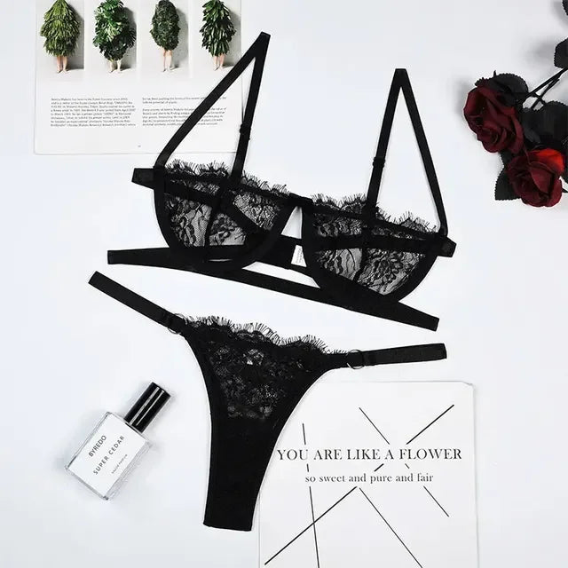 Sun-Kissed Seduction Two-Piece Lingerie Set βπ»