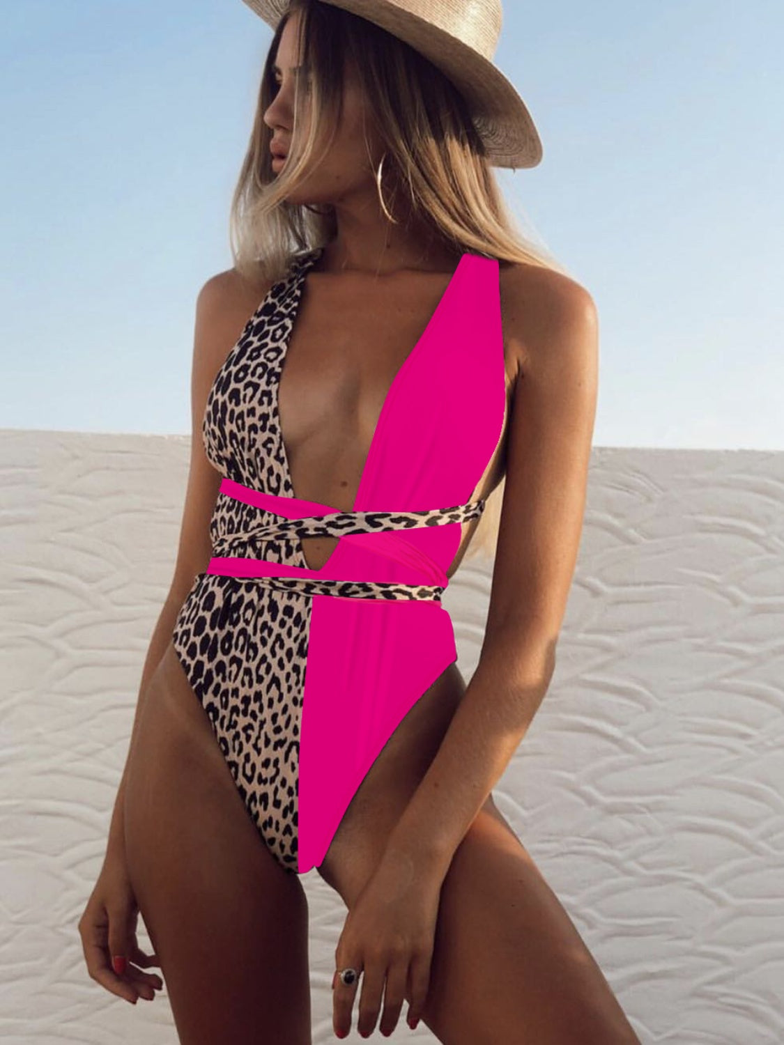 Unleash Your Wild Side: The Animal Print One-Piece That Roars Confidence