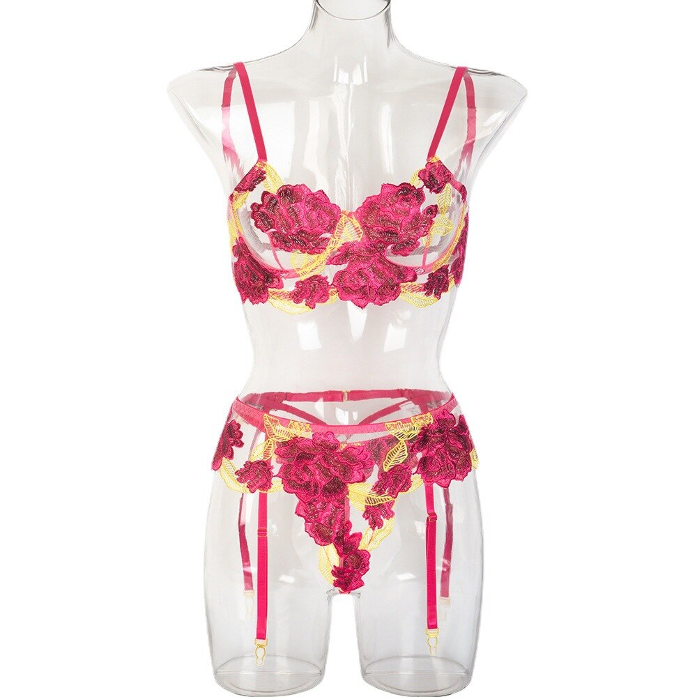 Blooming Rose Buds: Flirty 3-Piece Set 🌹🌹🌹