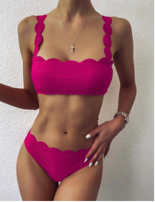 Scalloped Waves, Beachy Days Bikini 👙