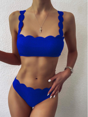 Scalloped Waves, Beachy Days Bikini 👙