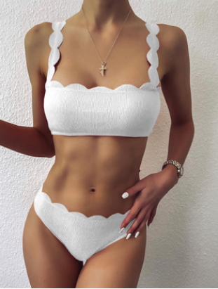 Scalloped Waves, Beachy Days Bikini 👙