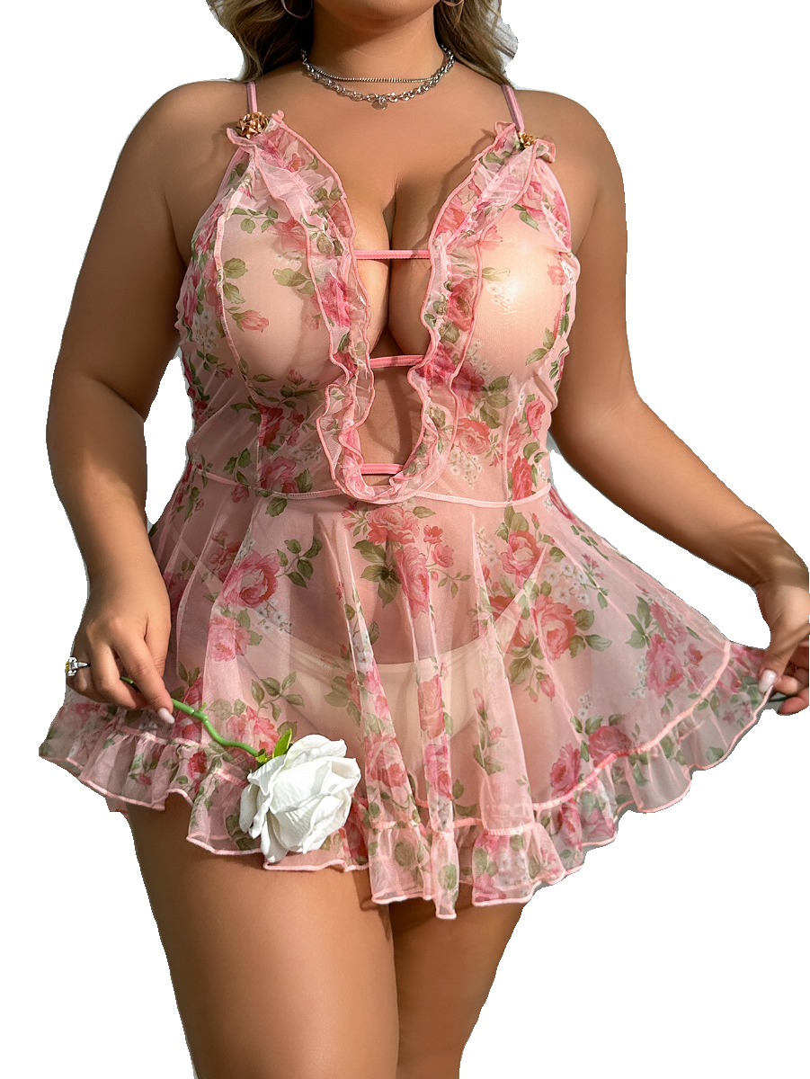 Springtime Sweetness: Flirty Pajama Skirt (Confident Curvy Queens) 🌷🌸👑