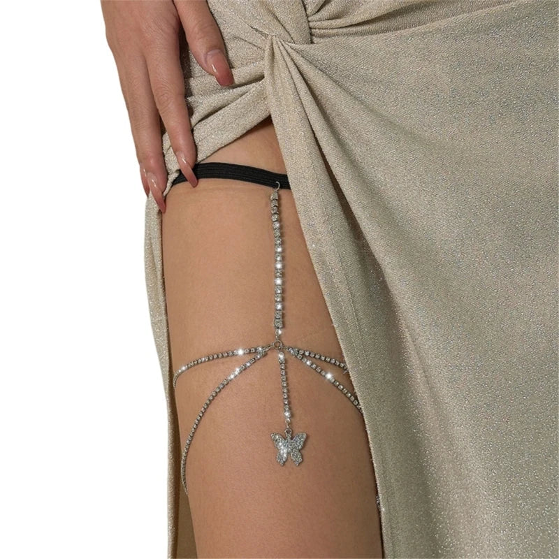 Body Jewelry - Crystal Rhinestones Thigh Charms