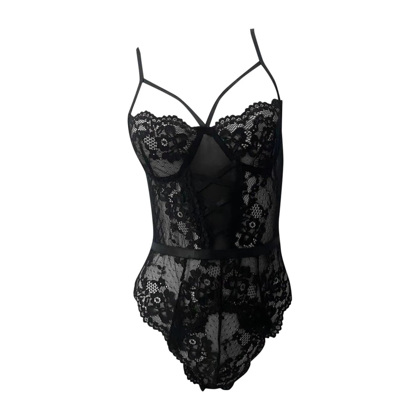 Black Lace Bustier Corset