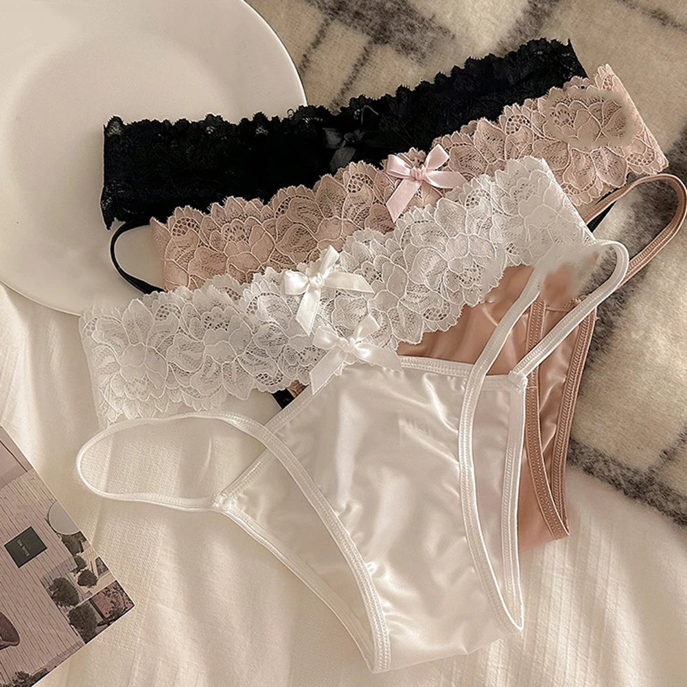 Silk and Lace Desire: The Thong That Seduces with Every Detail