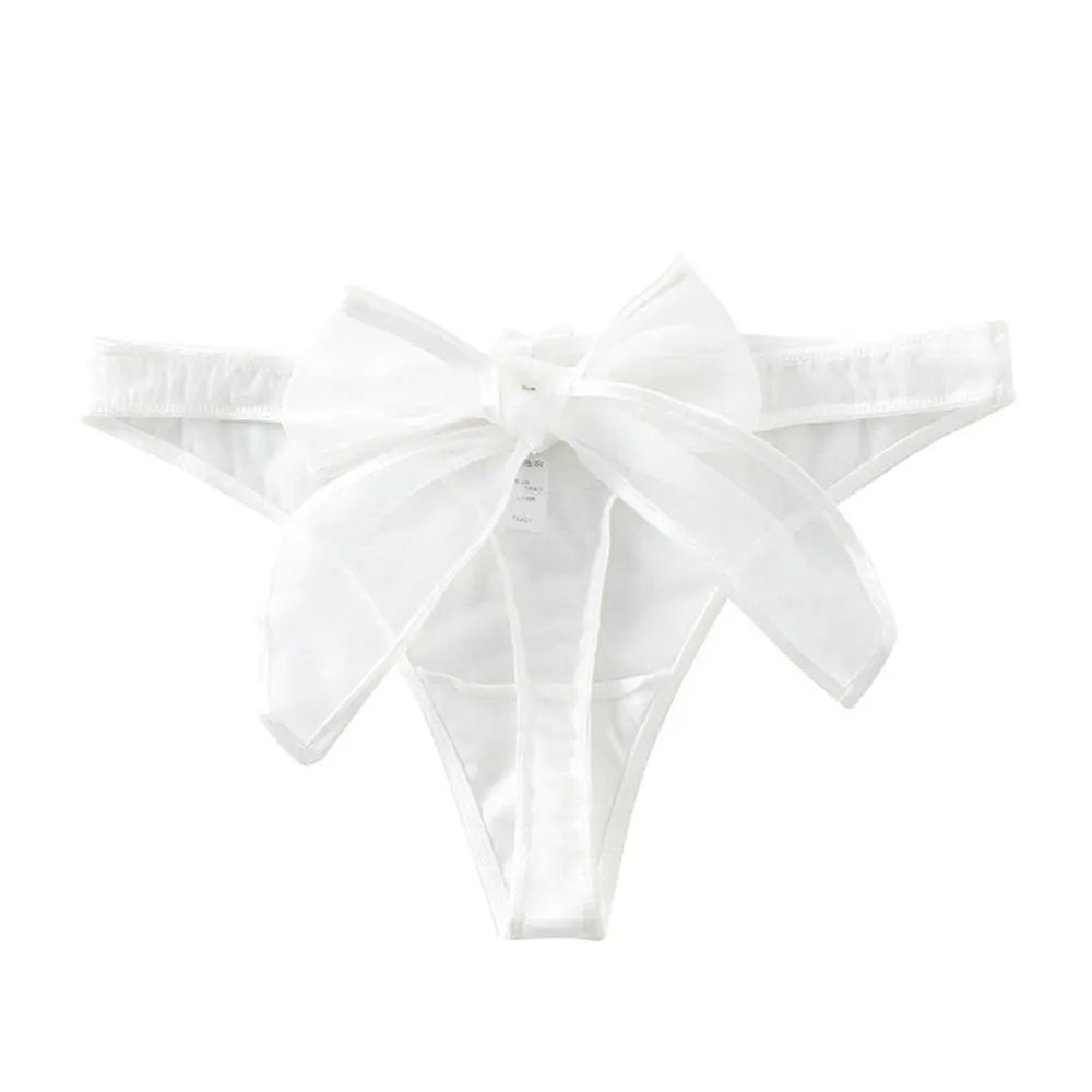 Tease with Every Tie: The Low-Waist Ribbon Thong That Seduces