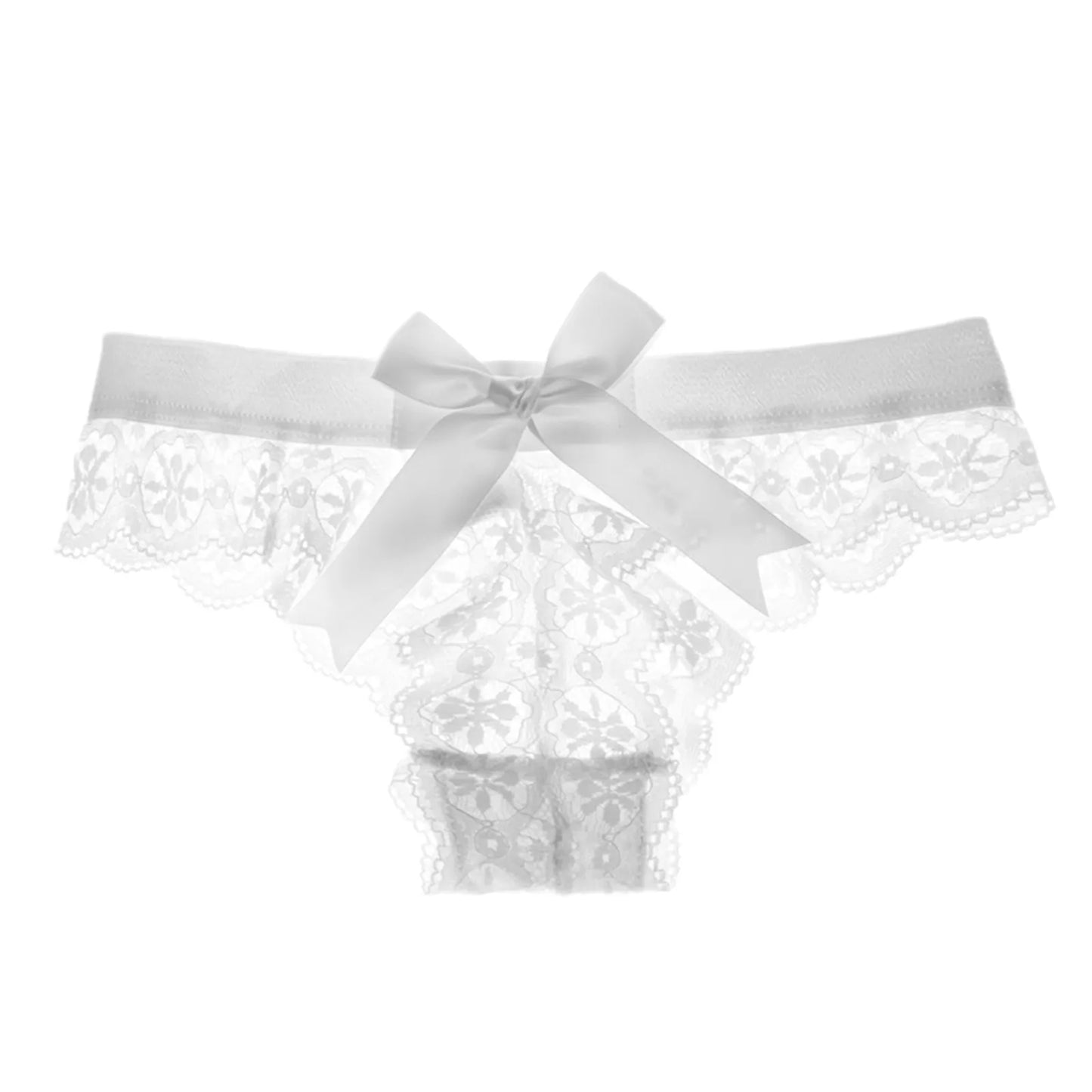 Bold & Beautiful: The Plus-Size Lace Bow Thong That Exudes Confidence