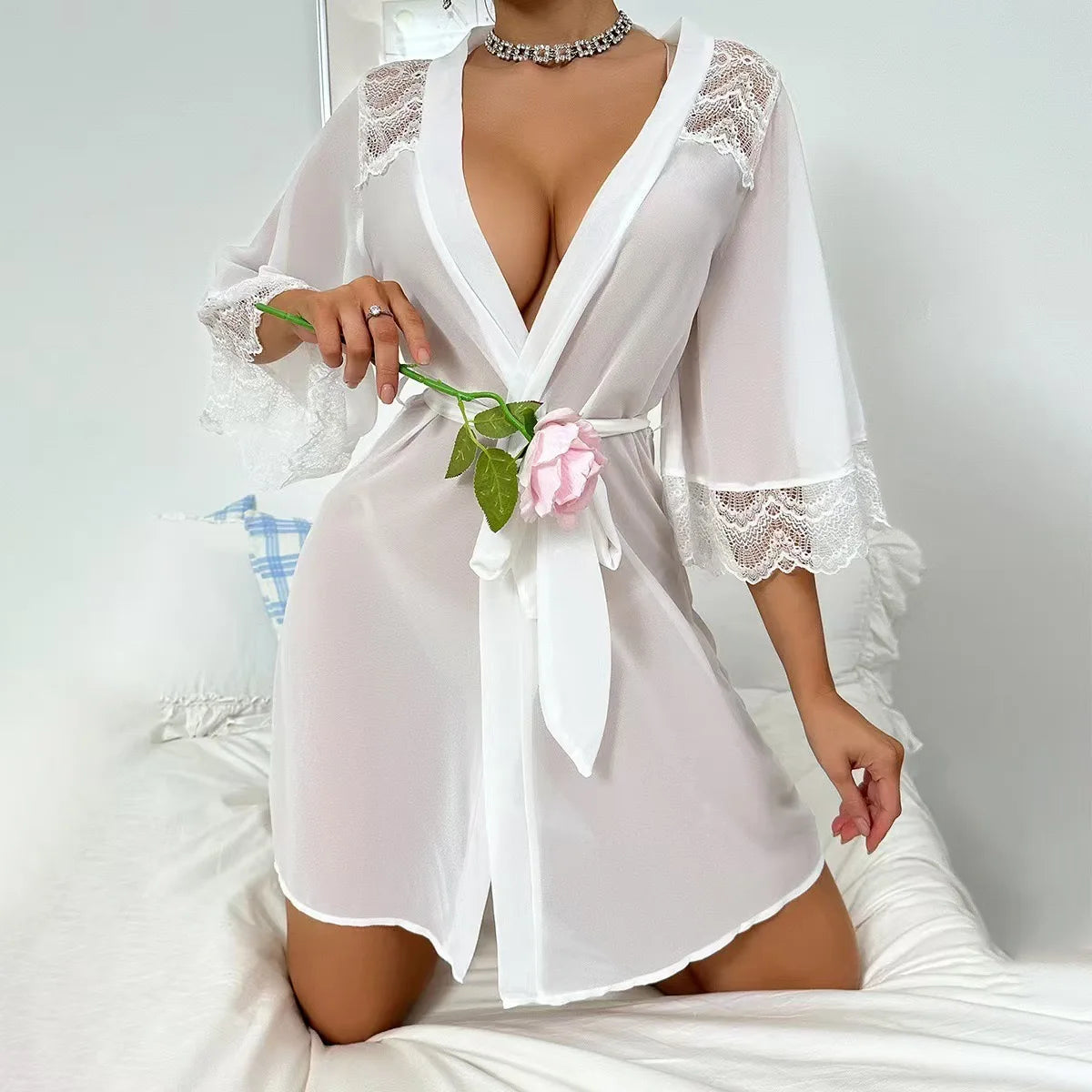 Sheer  Kimono Robe