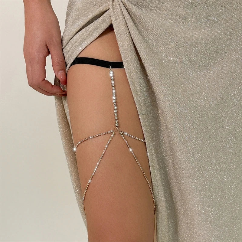 Body Jewelry - Crystal Rhinestones Thigh Charms