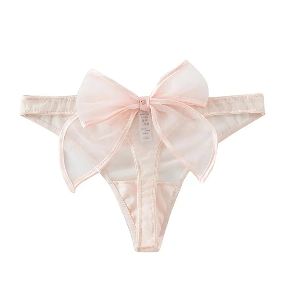 Tease with Every Tie: The Low-Waist Ribbon Thong That Seduces