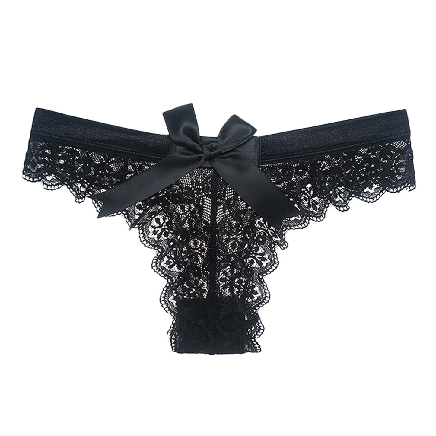 Bold & Beautiful: The Plus-Size Lace Bow Thong That Exudes Confidence