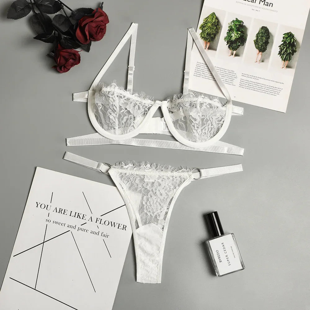 Enchanted Charm: Fairy Embroidery Push-Up Set