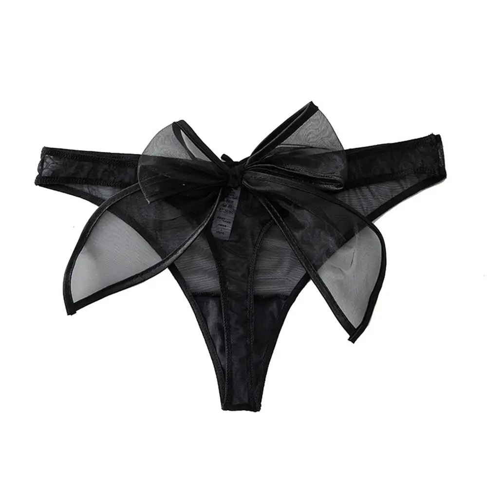 Tease with Every Tie: The Low-Waist Ribbon Thong That Seduces